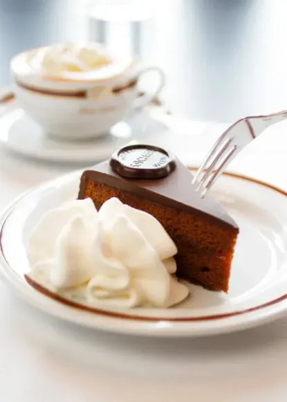 dessert with fork