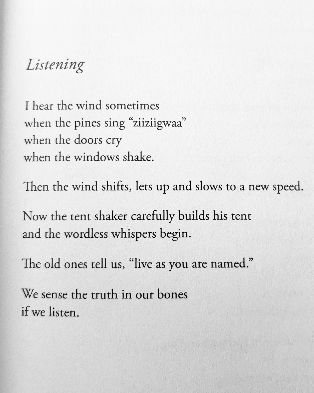 Bizindamaang by Margaret Noodin 