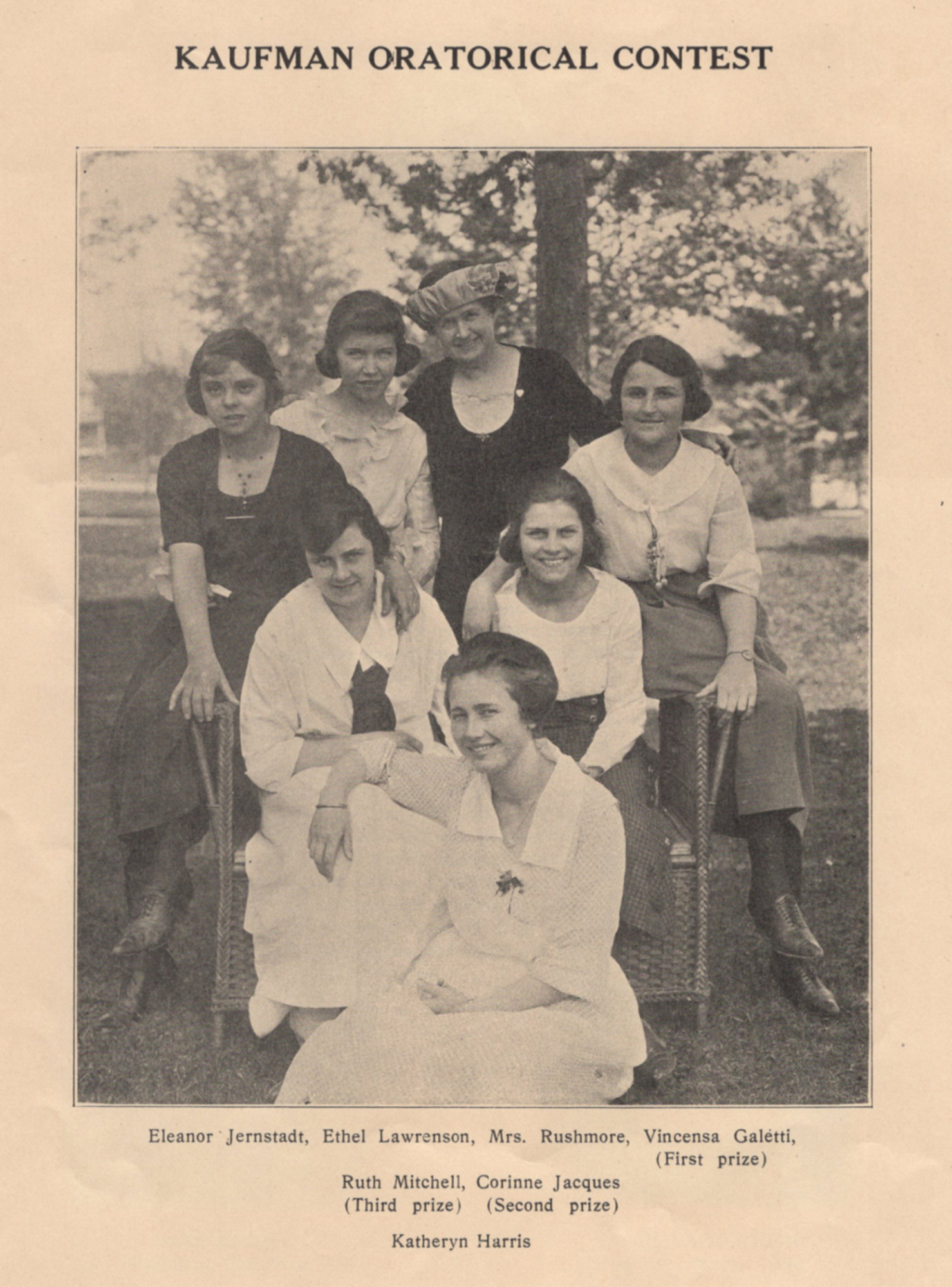 Kaufman Oratorical Contest