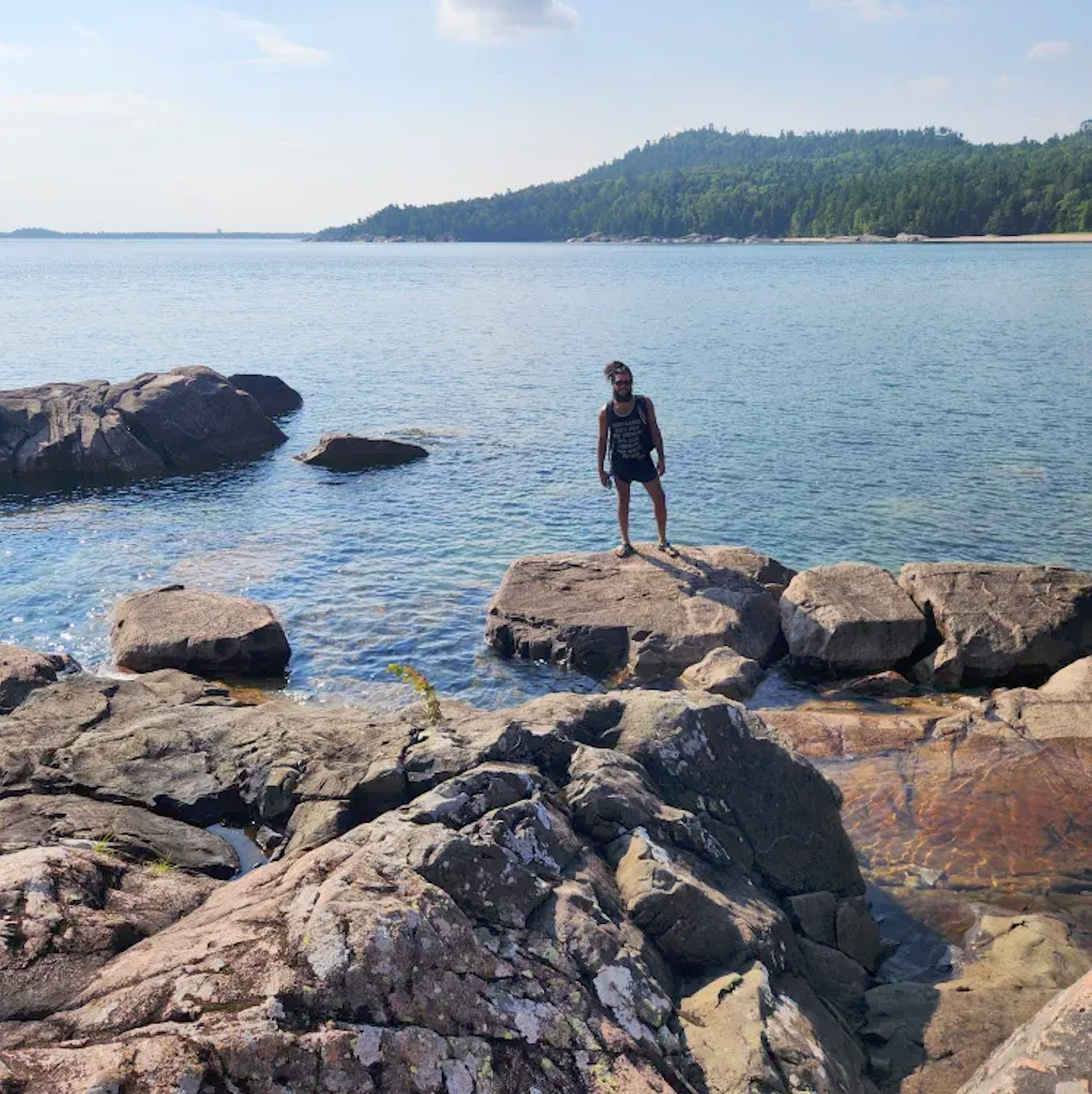 Rest retreat guest at Little Presque Isle, MQT, MI