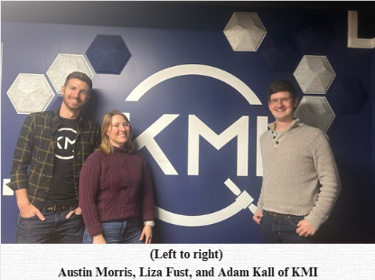 Austin Morris, Liza Fust and Adam Kall of Kall-Morris Inc