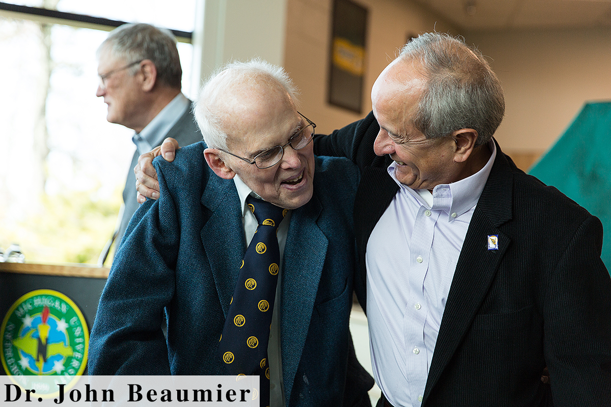 Dr. John Beaumier at Alumni Heritage Center Opening