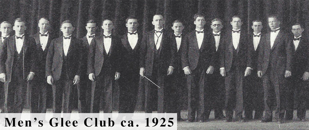 The Men's Glee club from 1925