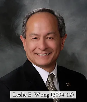 Portrait of Leslie E. Wong