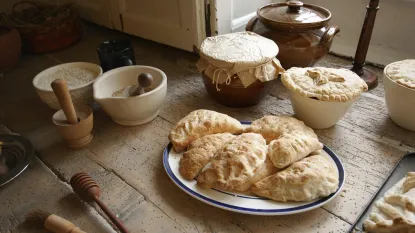 A plate of fresh made pasties