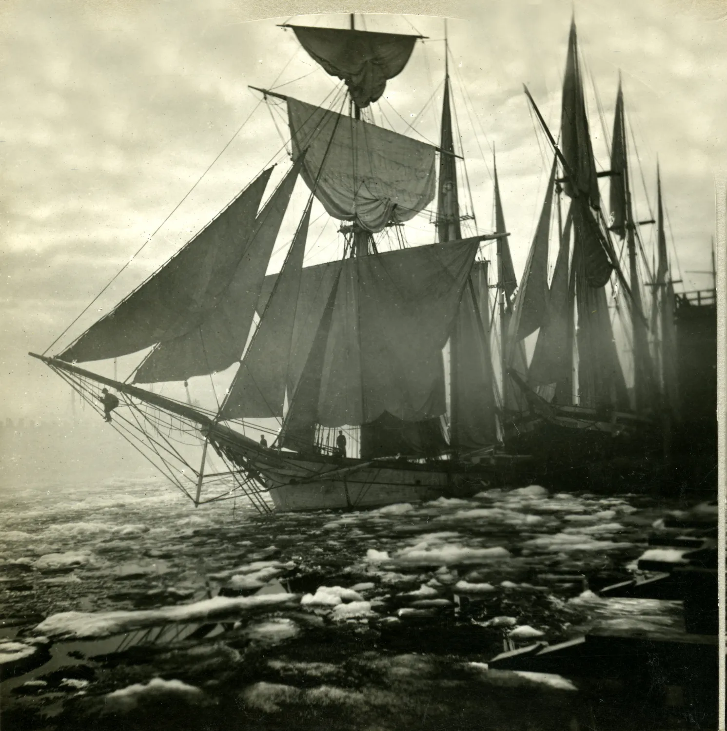 Ice Blockade  Marquette, June 1873