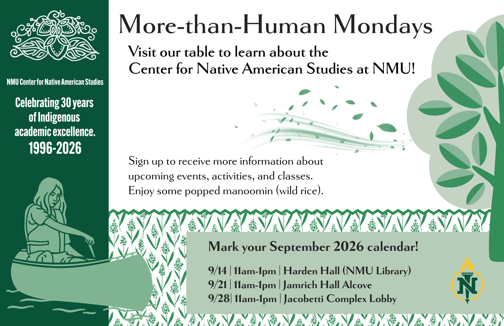 More-than-Human Mondays Poster