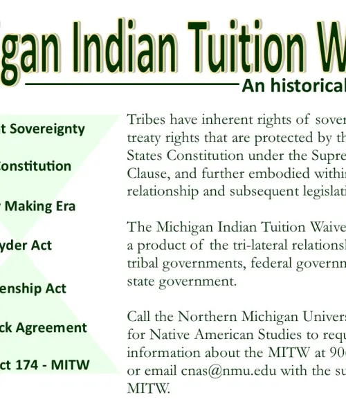 Michigan Indian Tuition Waiver