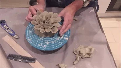 clay flower