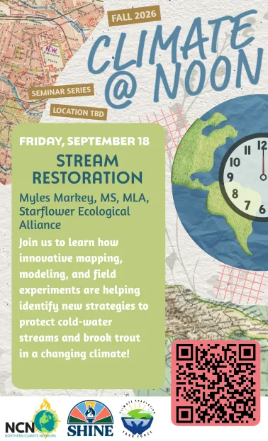 On Friday, September 18th, there will be an interdisciplinary panel discussion centered around Stream Restoration