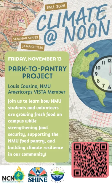 On Friday, November 13, there will be an interdisciplinary panel discussion centered around the Park-to-Pantry Project