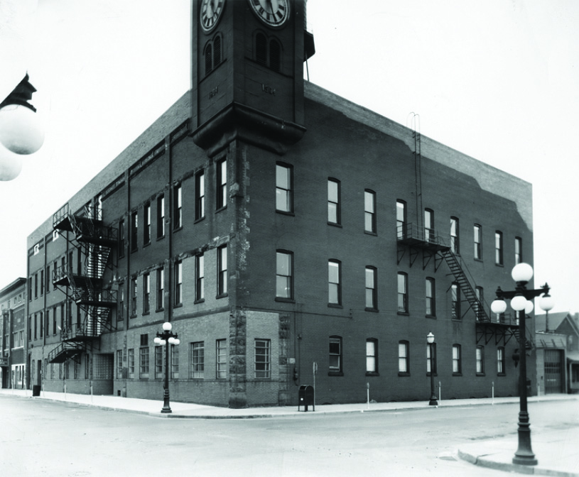 Gossard Factory exterior in Ishpeming