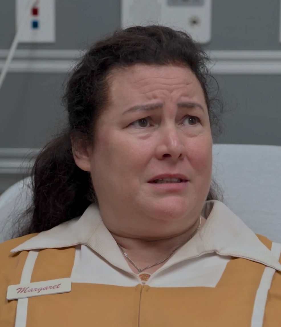 Alumna Porter Kelly acting in HBO's 'The Pitt.'