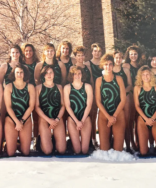 1991-92 Women's Swim & Dive Team