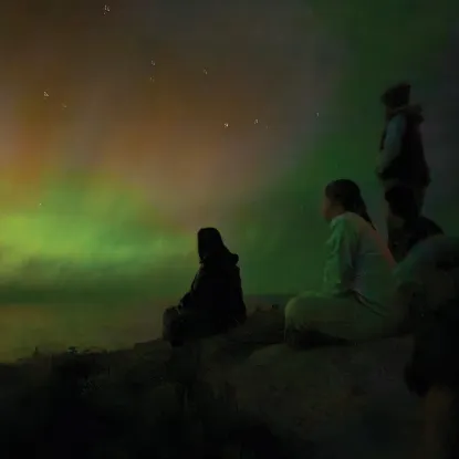 Northern Lights on Granite Island