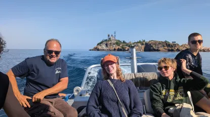 Boat ride to Granite Island by Selah Tay-Song '25 MFA