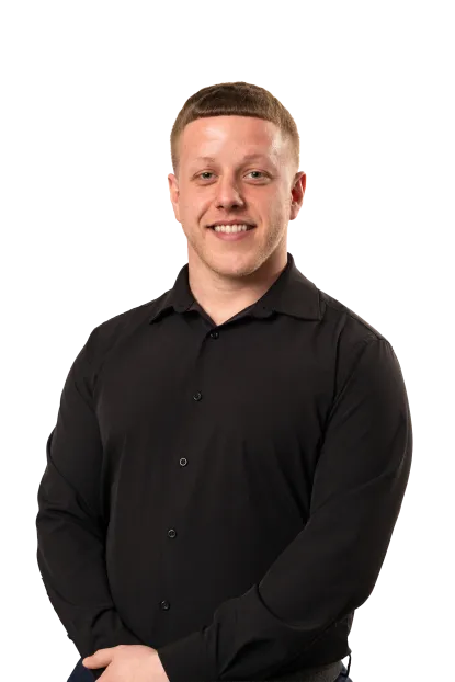 Portrait of Chris Anderson on white background