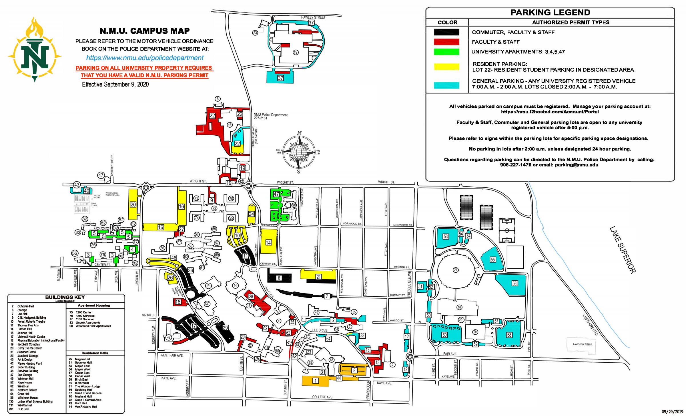 NMU Campus Map