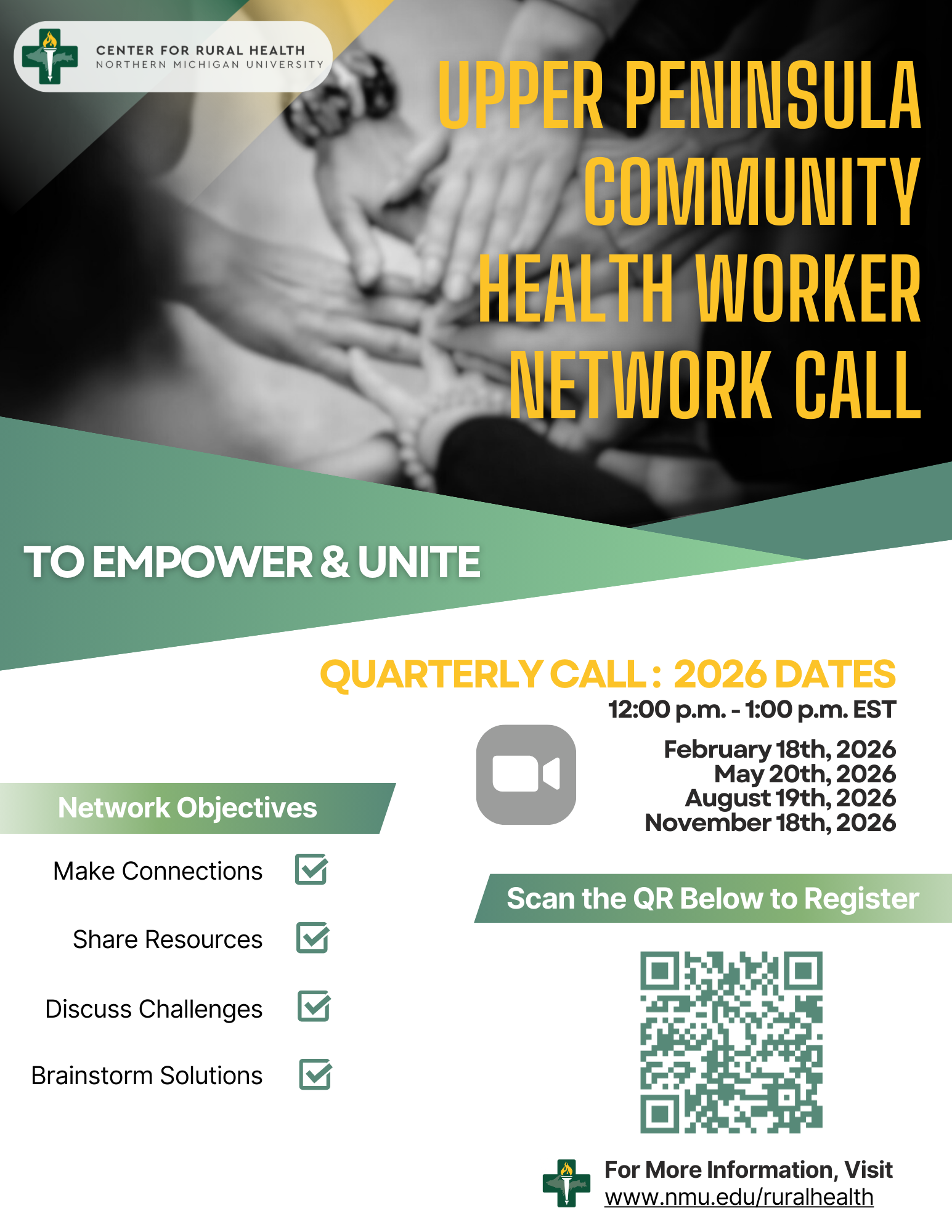 U.P. CHW Network Call Invite