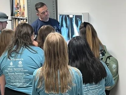 Students Viewing X-Ray