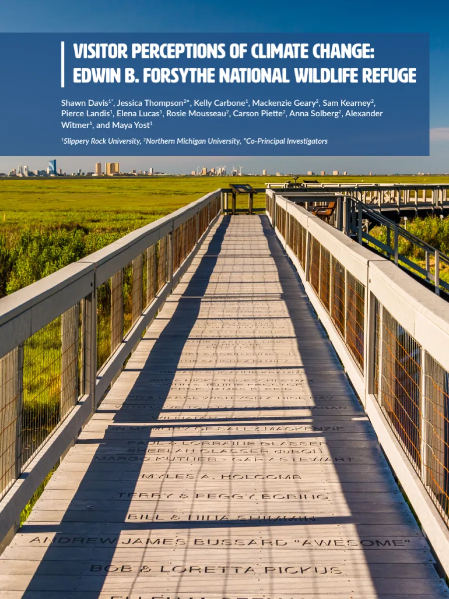 Cover image of Edwin B Forsythe report
