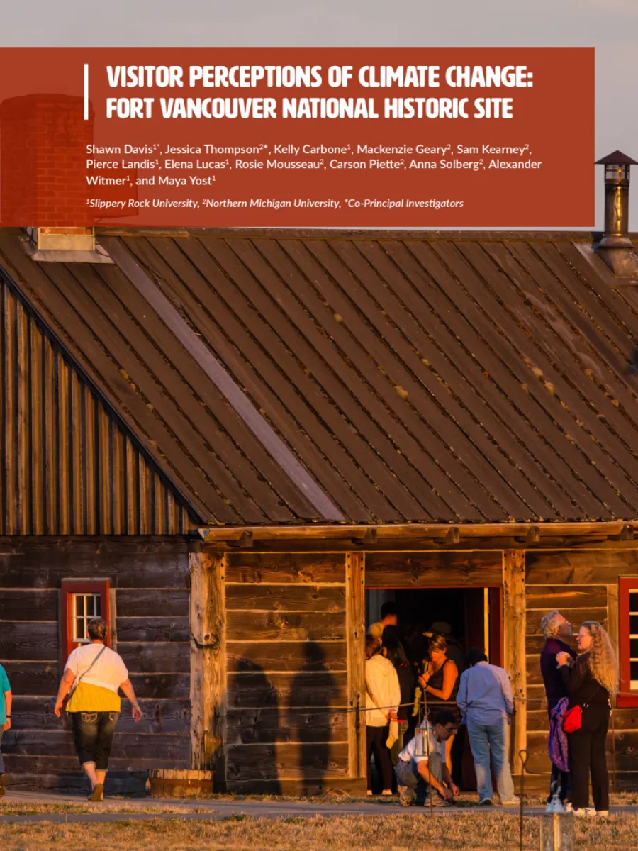 Cover image of Fort Vancouver report