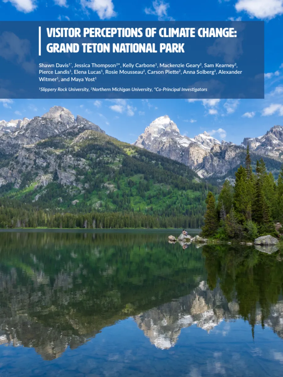 Cover image of Grand Teton National Park report