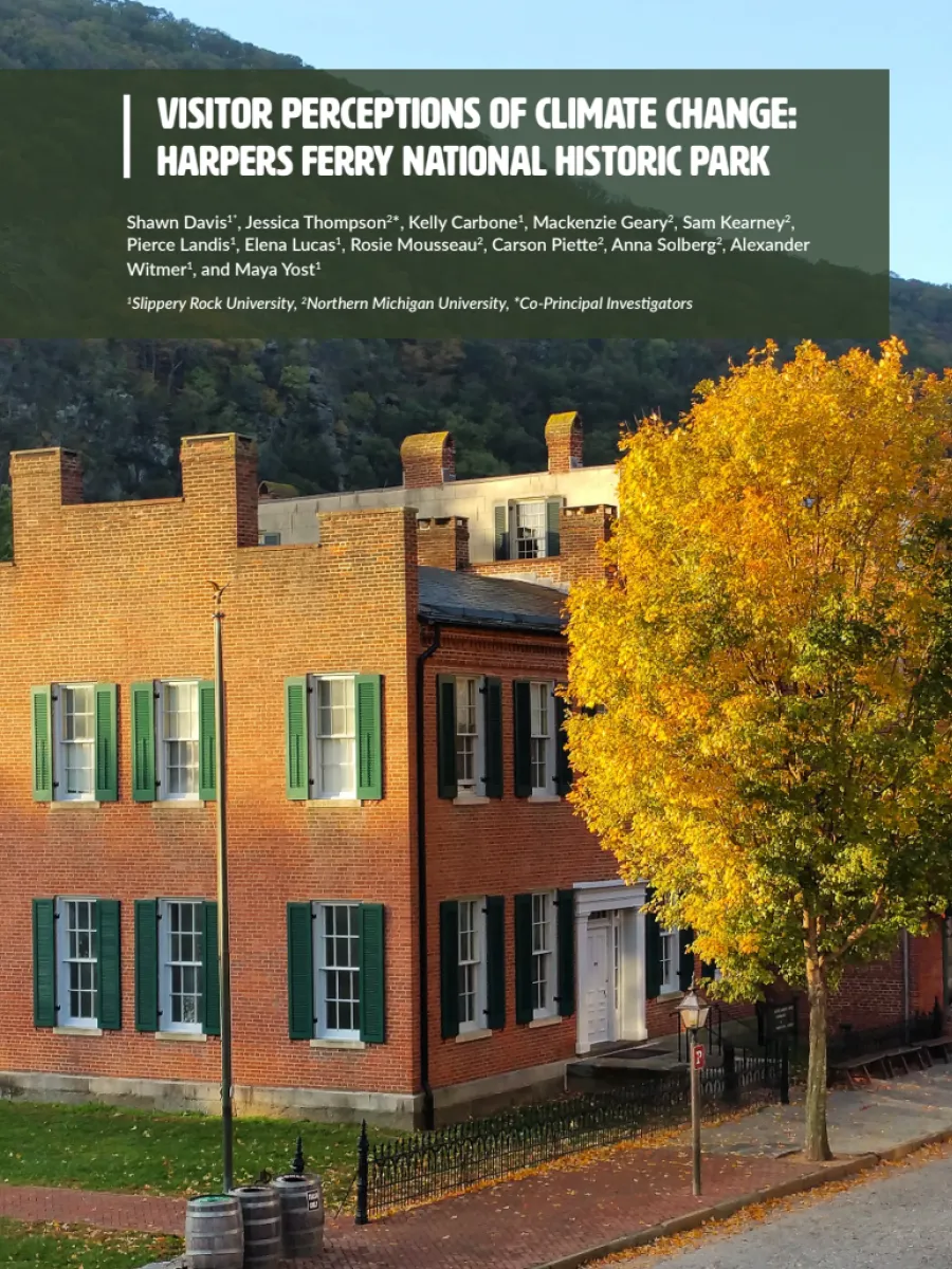 Cover image of Harpers Ferry National Historic Park report
