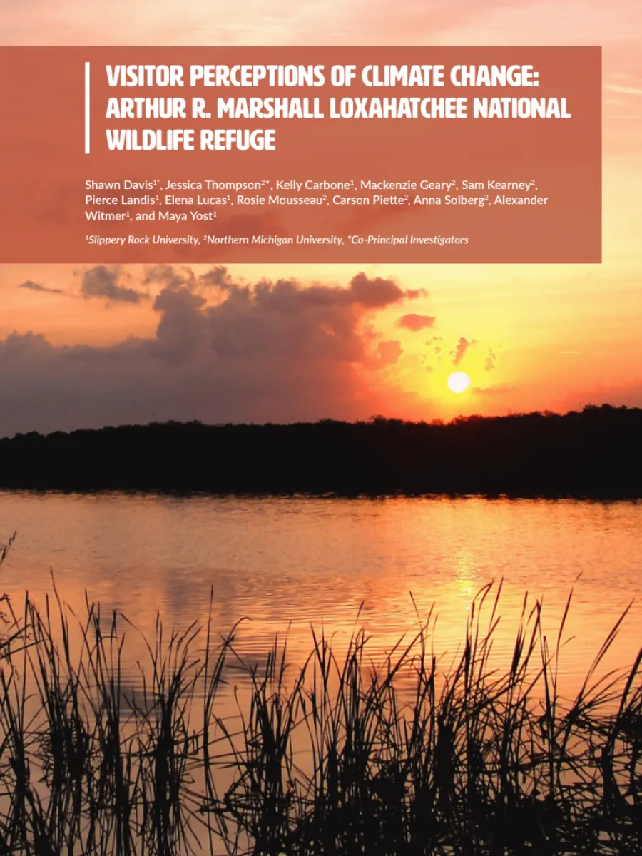 Cover image of Loxahatchee National Wildlife Refuge report
