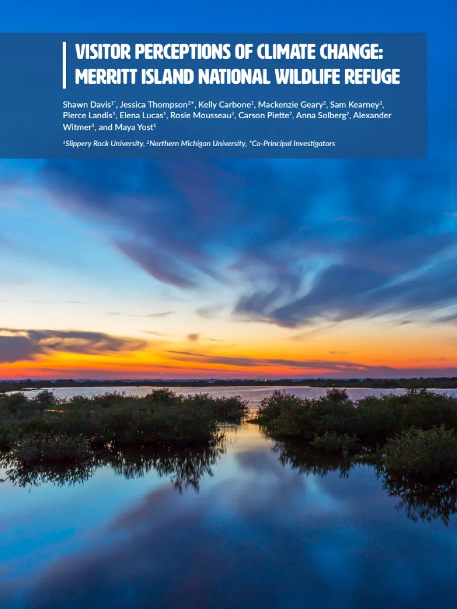 Cover image of Merritt Island National Wildlife Refuge report