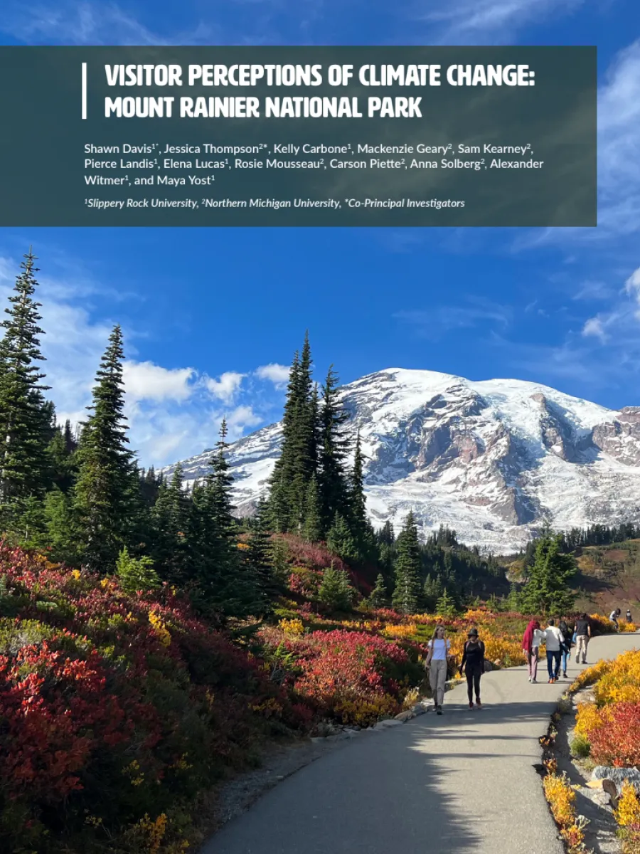 Cover image of Mount Rainier National Park report