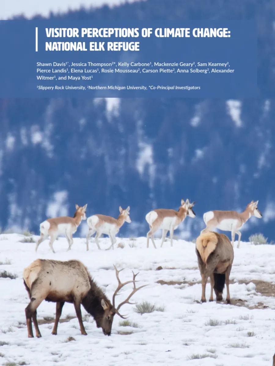 Cover image of National Elk Refuge report