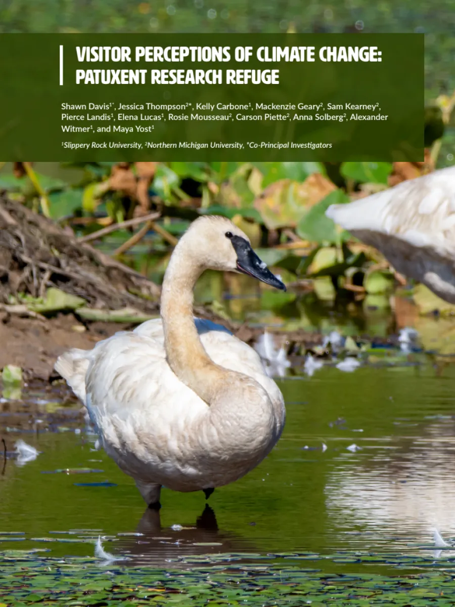 Cover image of Patuxent Research Refuge report