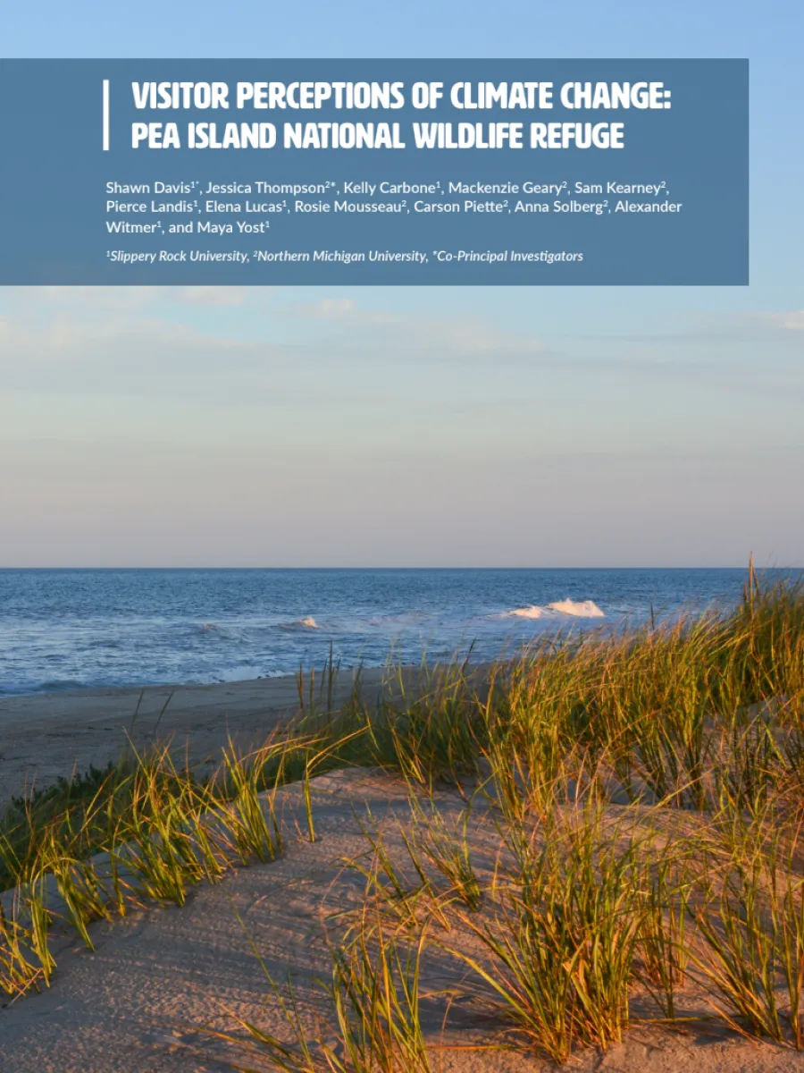 Cover image of Pea Island National Wildlife Refuge report