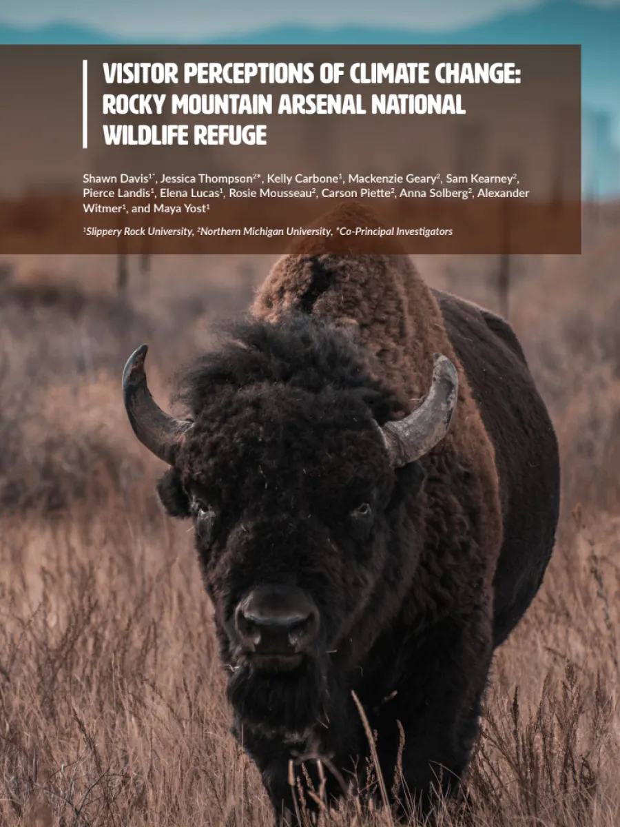 Cover image of Rocky Mountain Arsenal National Wildlife Refuge report