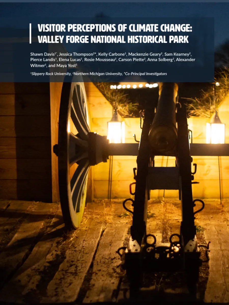 Cover image of Valley Forge National Historical Park report