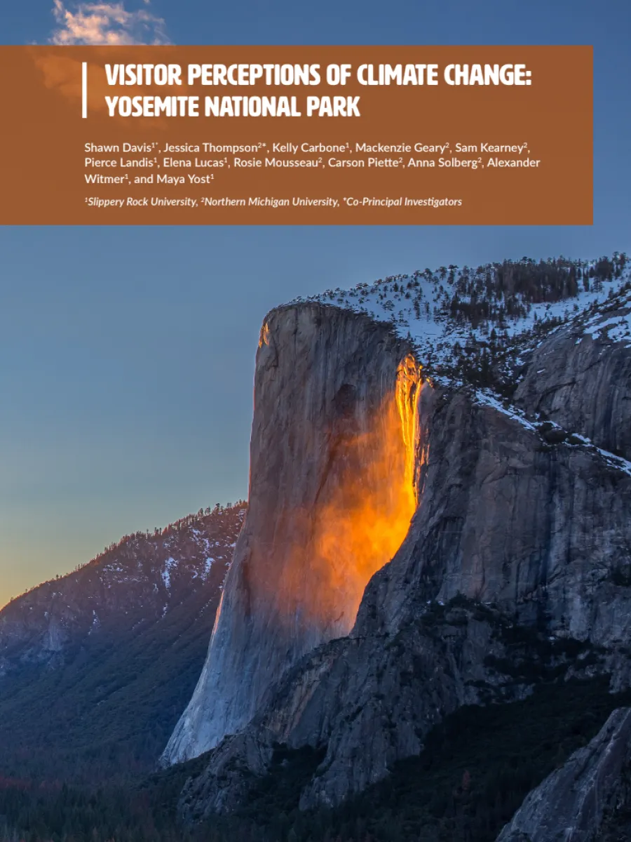 Cover image of Yosemite National Park report