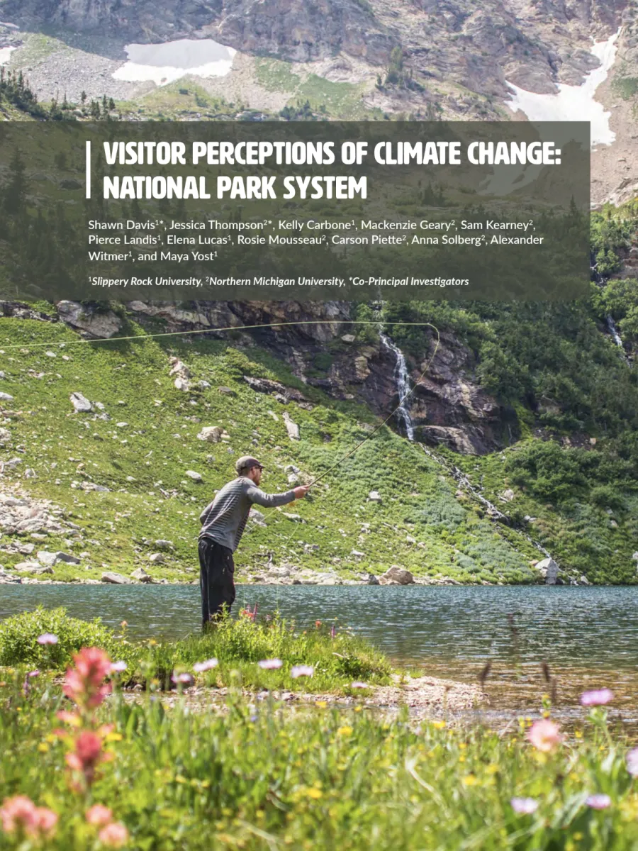 Cover image of the National Park System report