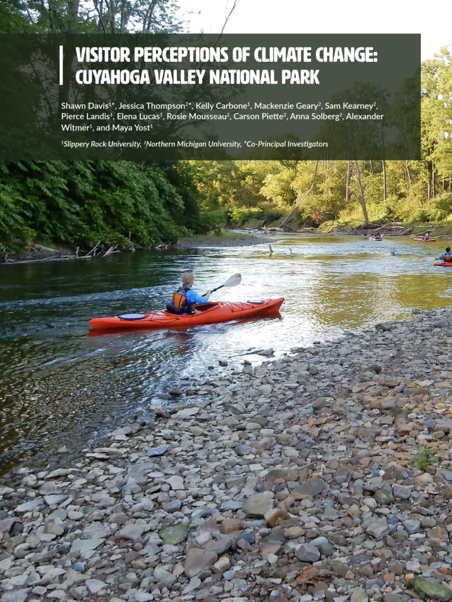 Cover image of Cuyahoga Valley National Park report