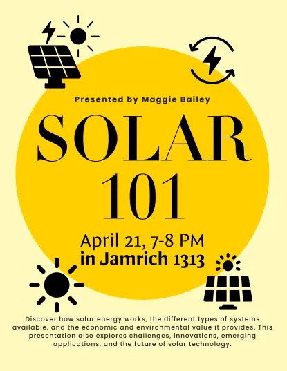 Solar 101 Poster