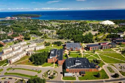 NMU Campus from above