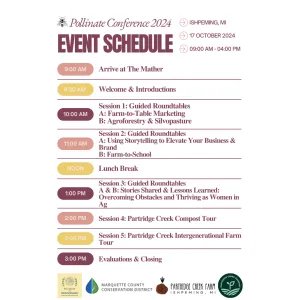 Pollinator Conference 2024 schedule  