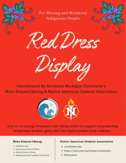 Flyer to raise awareness about Missing and Murdered Indigenous People