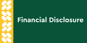 Financial Disclosure clickable button
