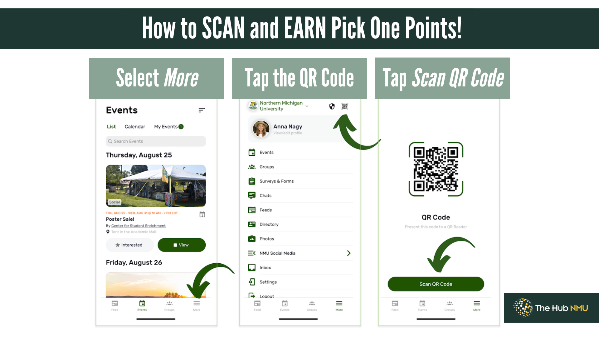 How to scan pick one points