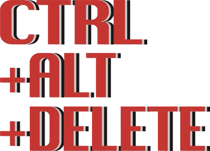 Ctrl+Alt+Delete Logo Red