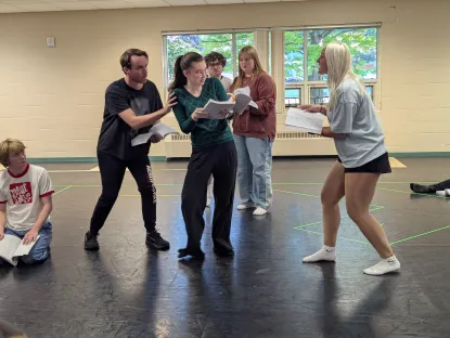 Into The Woods Rehearsal Photo