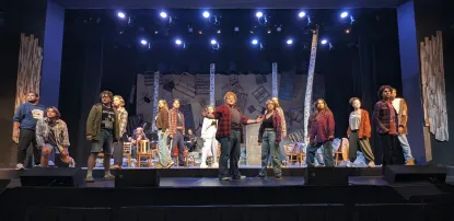 Come From Away Rehearsal Photo