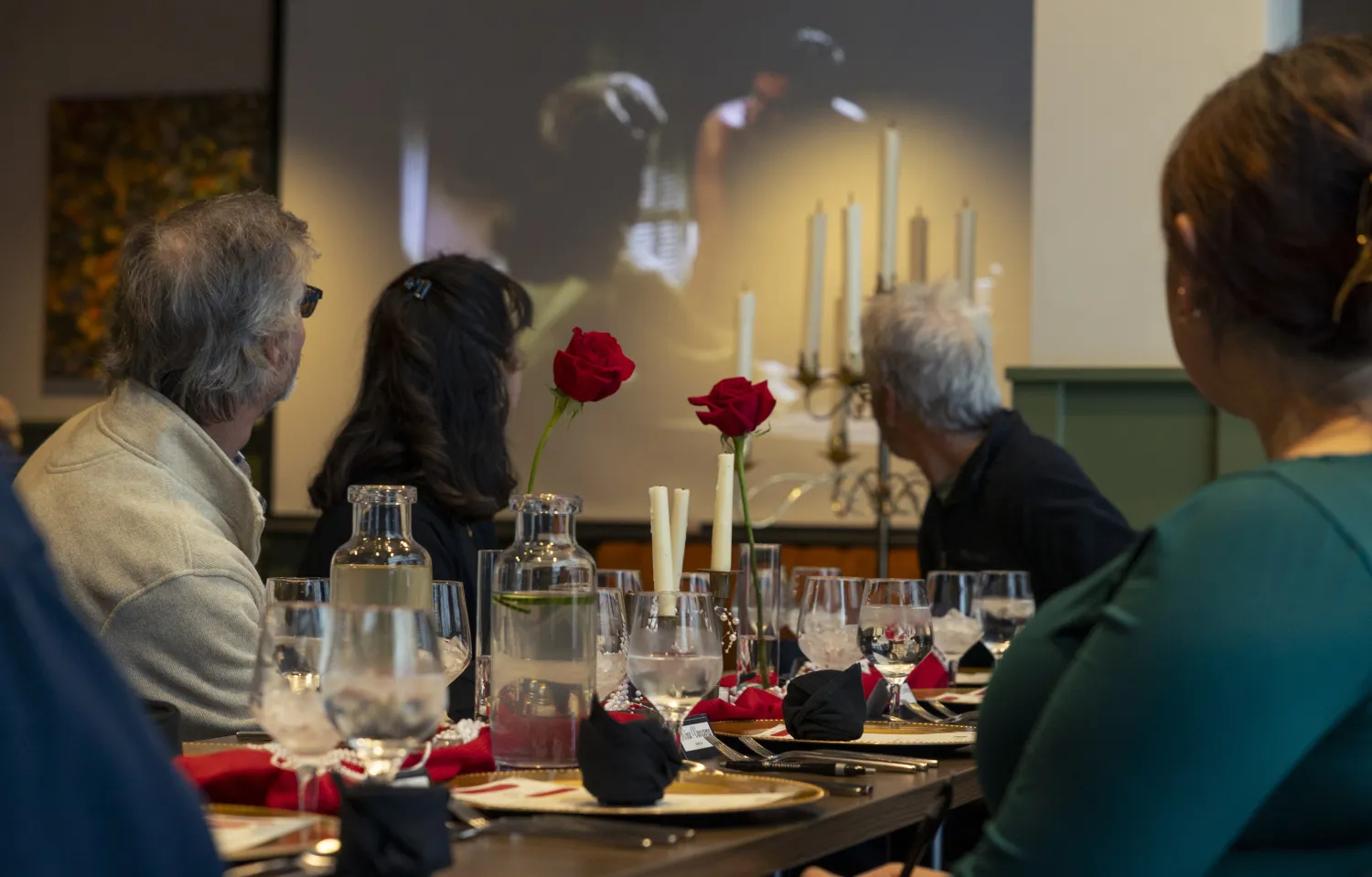 Dinner and a show during an event in the North Fork